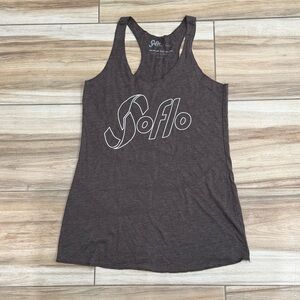 NWT Soflo Riders Women's Brown Tank Top